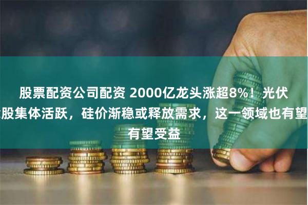 股票配资公司配资 2000亿龙头涨超8%！光伏概念股集体活跃，硅价渐稳或释放需求，这一领域也有望受益