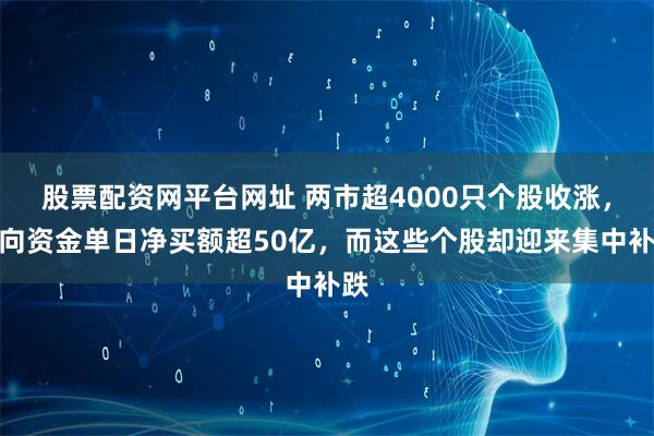 股票配资网平台网址 两市超4000只个股收涨，北向资金单日净买额超50亿，而这些个股却迎来集中补跌